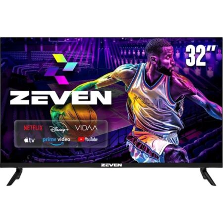 TV SMART DLED 32" ZEVEN Z32VA VIDAA U9 HD C/SOPORTE
