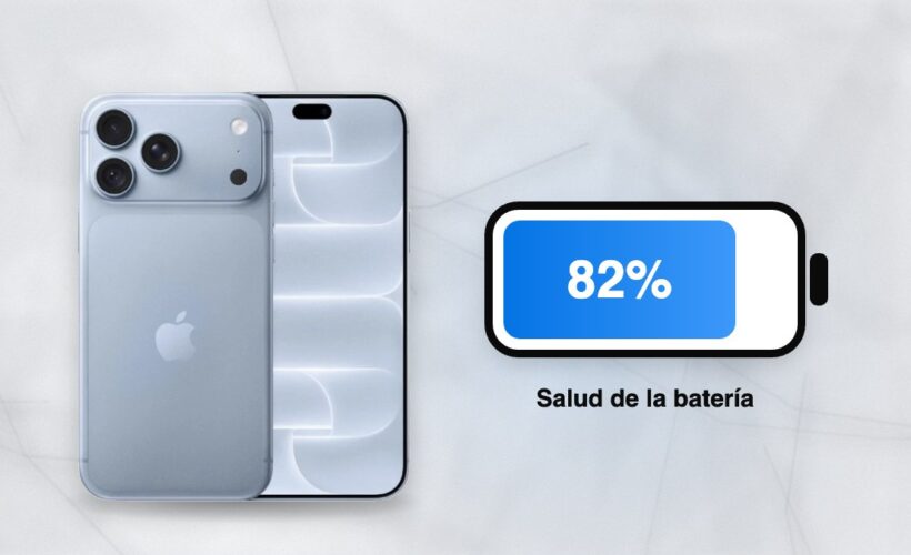 Salud de la batería del iPhone