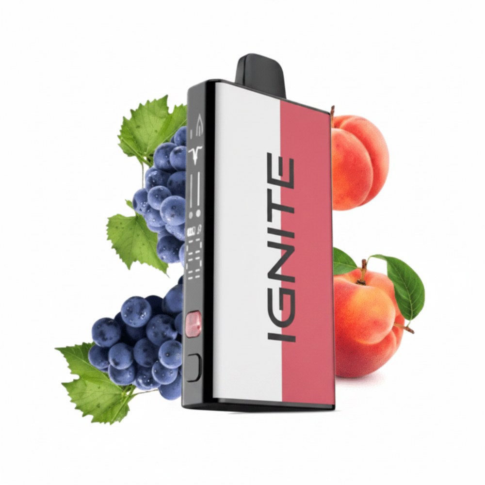 Vaper desechable Ignite Mix 40000 puffs ICE MINT/PEACH GRAPE