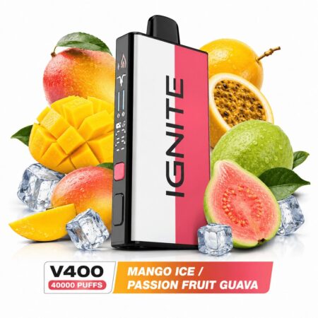 Vaper desechable Ignite Mix 40000 puffs MANGO ICE/PASSION FRUIT GUAVA