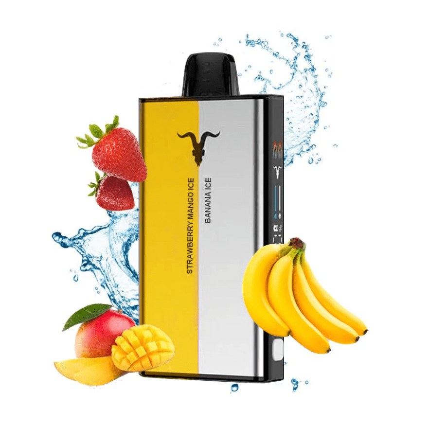 Vaper desechable Ignite Mix 40000 puffs STRAWBERRY MANGO ICE/BANANA ICE