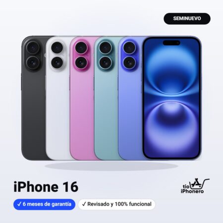 iPhone 16 seminuevo – Tío iPhonero